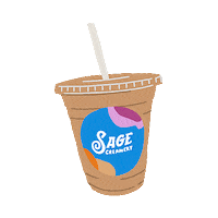 sagecreamery ice cream iced coffee mint mojito sage creamery Sticker