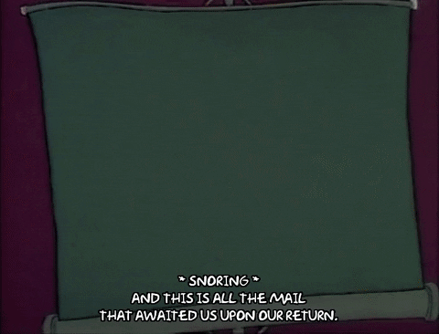 Season 1 Mailbox GIF by The Simpsons