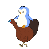 Thanksgiving Day Penguin Sticker by Pudgy Penguins