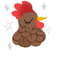 Chicken Turkey Sticker by Albertarrayas