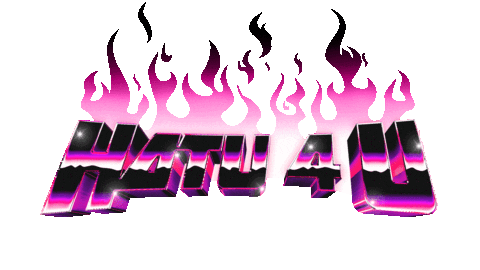 Hatus2 giphyupload retro fire cyber Sticker