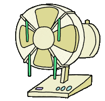 Yeti Ventilator Sticker by YK Animation Studio