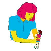 Hissy Fit Karen Sticker by krist menina