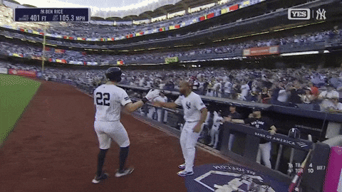 Celebrate New York Yankees GIF by MLB