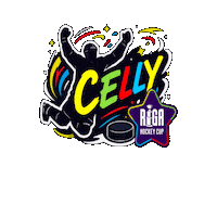 Celebrate Ice Hockey Sticker by Riga Hockey Cup