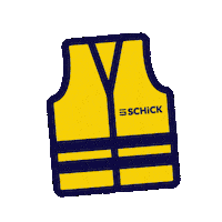 Warnweste Sticker by Wir bauen