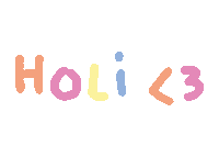 Holi Hello Sticker