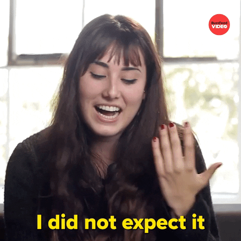 Surprised Girl Power GIF by BuzzFeed