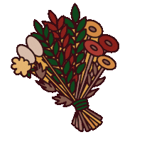 Aureliepouet fleurs pouet sechees Sticker