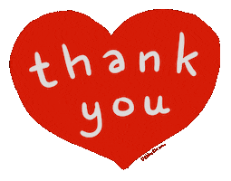 Thank U Sticker by Debbie Ridpath Ohi