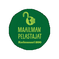 Maailmanpelastajat Sticker by Korkeasaari Zoo