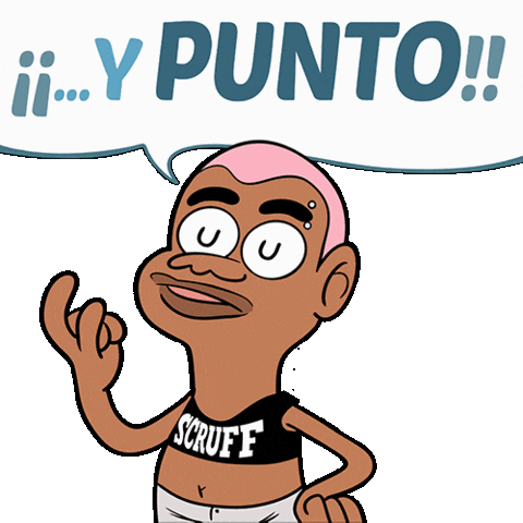 Snap Y Punto Sticker by SCRUFF