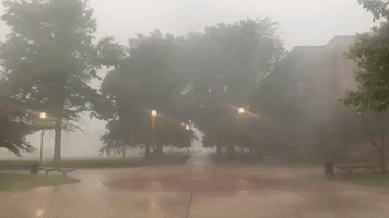 Heavy Rain Batters Huron, Ohio, Amid Weather Warnings