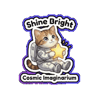 Shine Bright Christmas Star Sticker