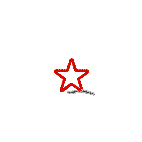 Star Redstar Sticker by Loudoe