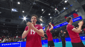 Canadian Reaction GIF by Volleyball World