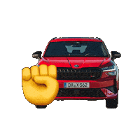 Car Driving Sticker by Škoda Global