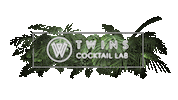 Logo Neon Sticker by Twins Cocktail Lab