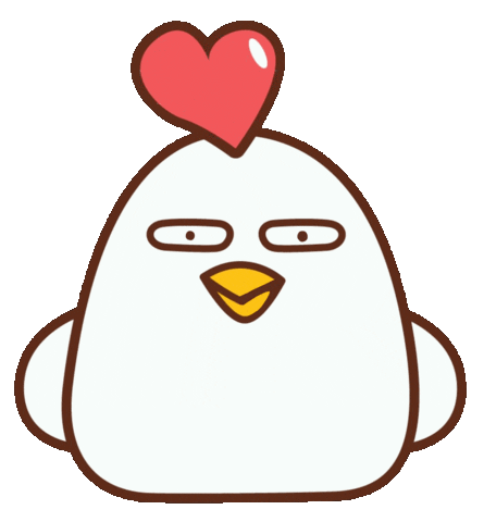 ayangkuindonesia giphyupload chicken sus suspicious Sticker
