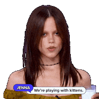 Jenna Ortega Netflix Sticker by BuzzFeed