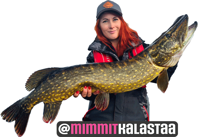 Fishing Pike Sticker by Suomen Vapaa-ajankalastajat