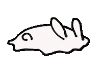 COLLAPSEjpn rabbit melting うさぎ collapsing Sticker