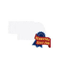 nestatefair fair ne nebraska huskers Sticker