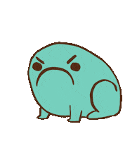 Angry Mood Sticker by Cat's Cafe Comics