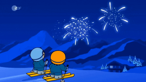 new year sylvester GIF by ZDF