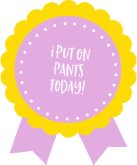 Pants Celebrate Sticker by Hey Linz