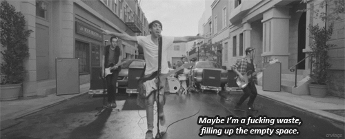 somethings gotta give GIF