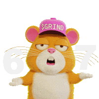 6 7 Hamster Sticker by Grind