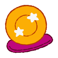 Crystal Ball Halloween Sticker by Katie Jones