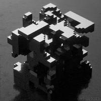 Black And White Art GIF by Pi-Slices