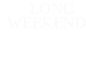 Long Weekend Love Sticker