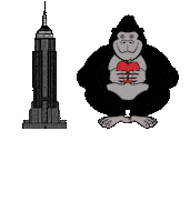 New York Apple Sticker by Piccoliny