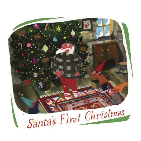 Santa Claus Christmas Sticker by PenguinKids