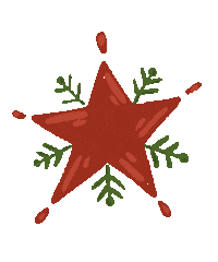 Happy Christmas Tree Sticker