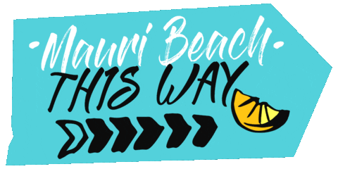 This Way Summer Sticker by Mauri