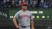 Celebration Yell GIF by Cincinnati Reds