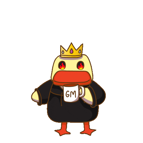 Good Morning King Sticker