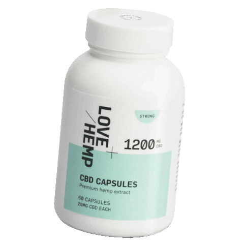 lovehempuk cbd hemp capsules love hemp Sticker