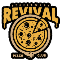 Costa Rica Pizza Sticker by REVIVALSTREETWEAR