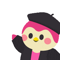 Happy Penguin Sticker by Finch Care