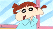 Shinchan anime japan please pretty please GIF