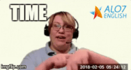 time total physical response GIF by ALO7.com