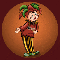 DewacasinoOfficial cartoon thanks thankyou clown GIF