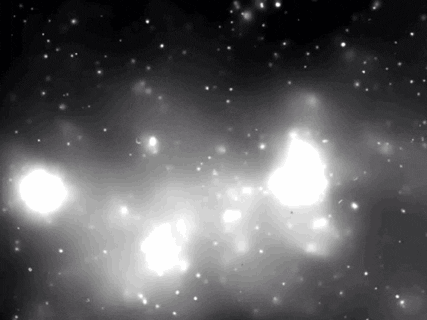 black and white space GIF