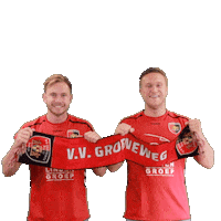 VVGroeneweg goal storm voetbal supporter Sticker