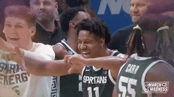 Michigan State Spartans Sport GIF by NCAA March Madness